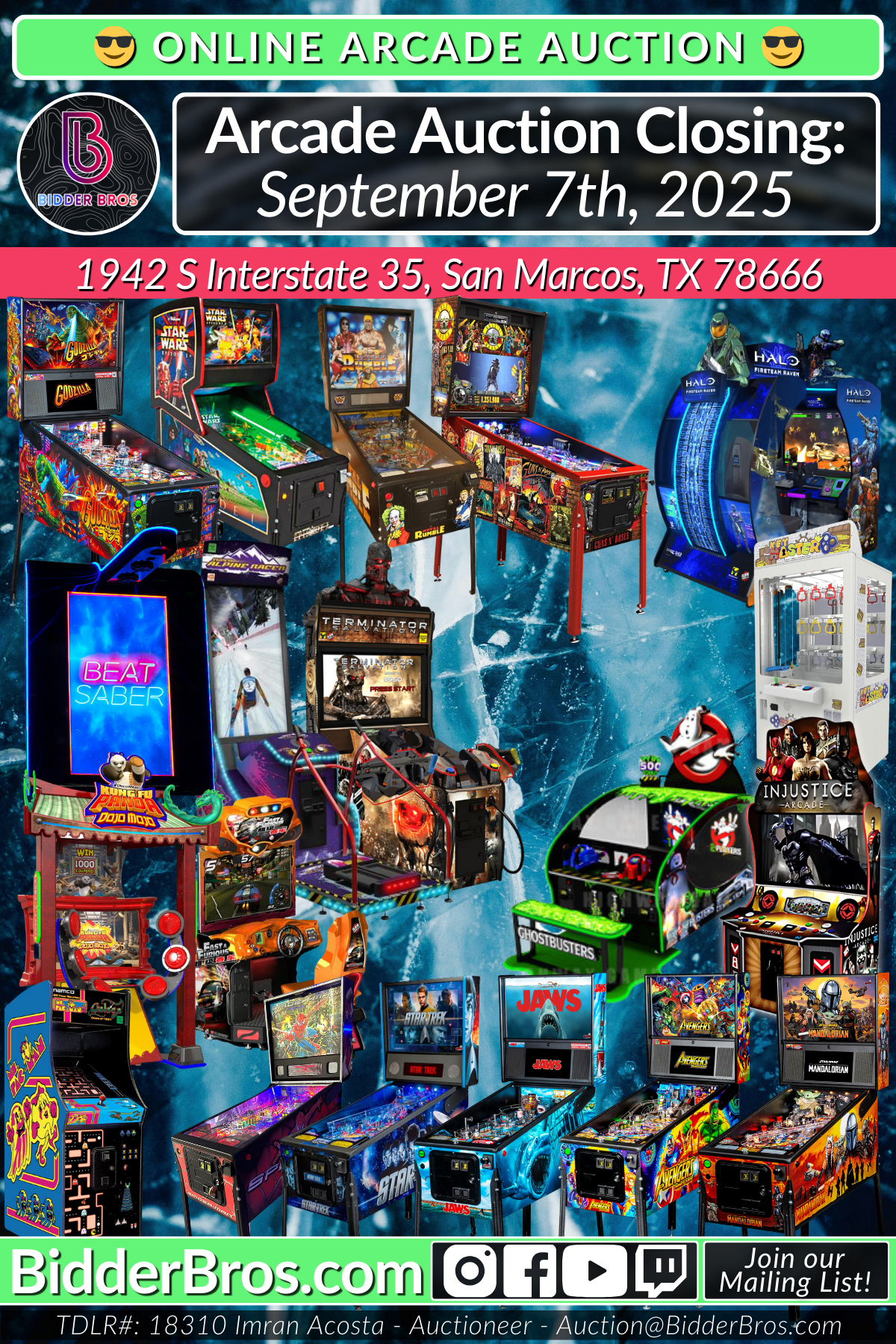 September 2025 Auction Poster